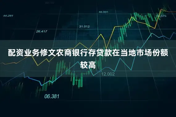 配资业务修文农商银行存贷款在当地市场份额较高